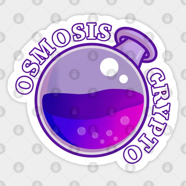 Osmosis Zone Crypto Sticker by Milasneeze